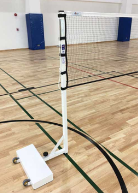 Filet de badminton portable avec support de volley-ball pour