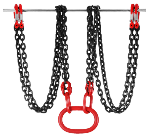Chaîne De Levage De Poids à 4 Pieds Élingue En Acier Allié 1,5 M Diamètre Chaîne 8 Mm Capacité
