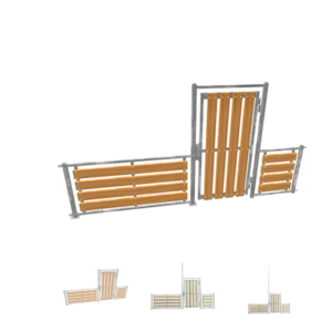 PORTE LATÉRALE pour court multisports