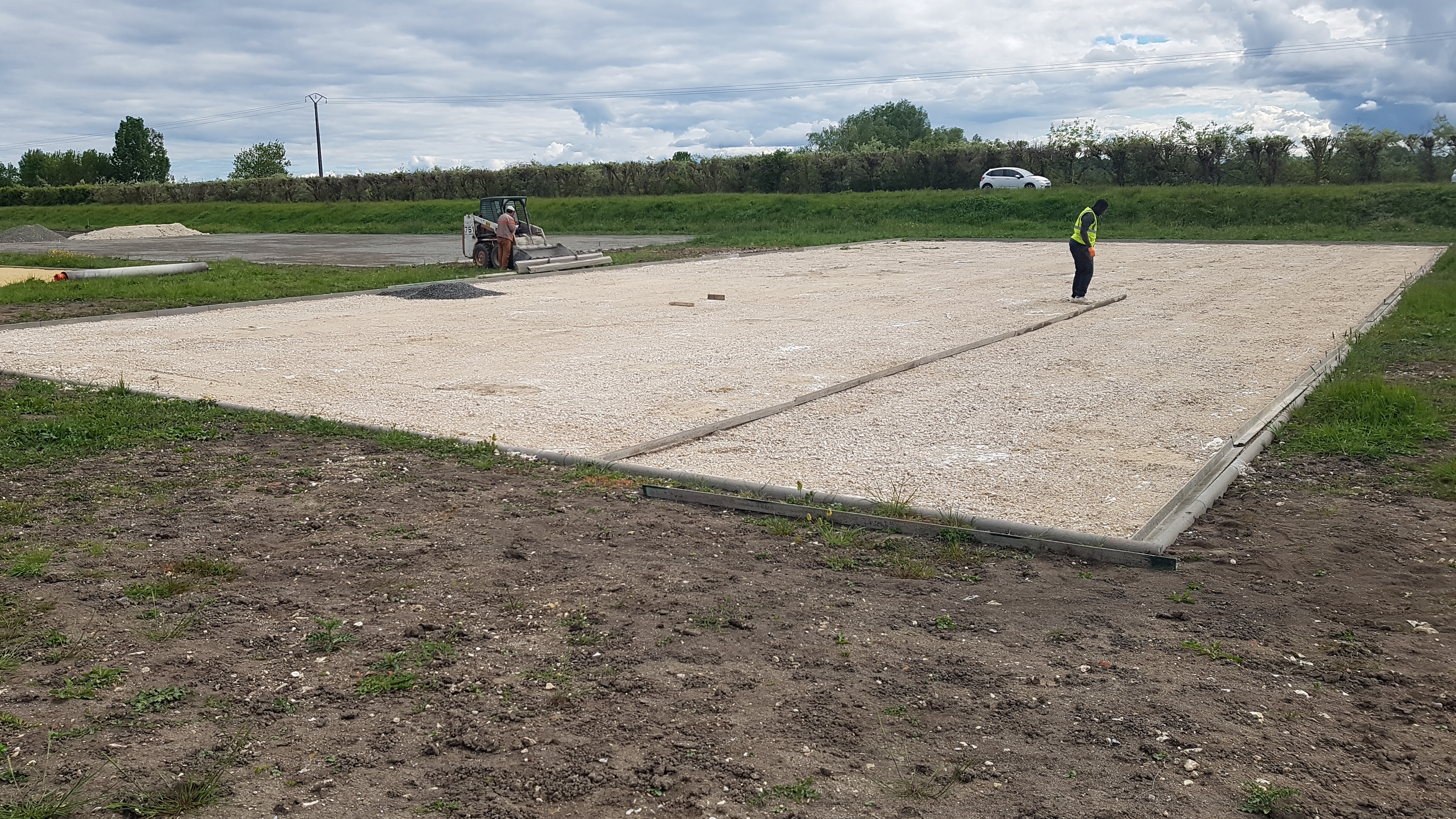 Constructeur de court de tennis